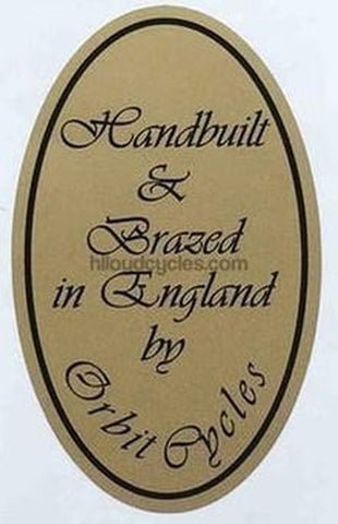 Orbit Handbuilt Decal