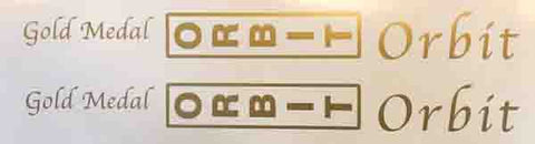 Orbit Gold medal set