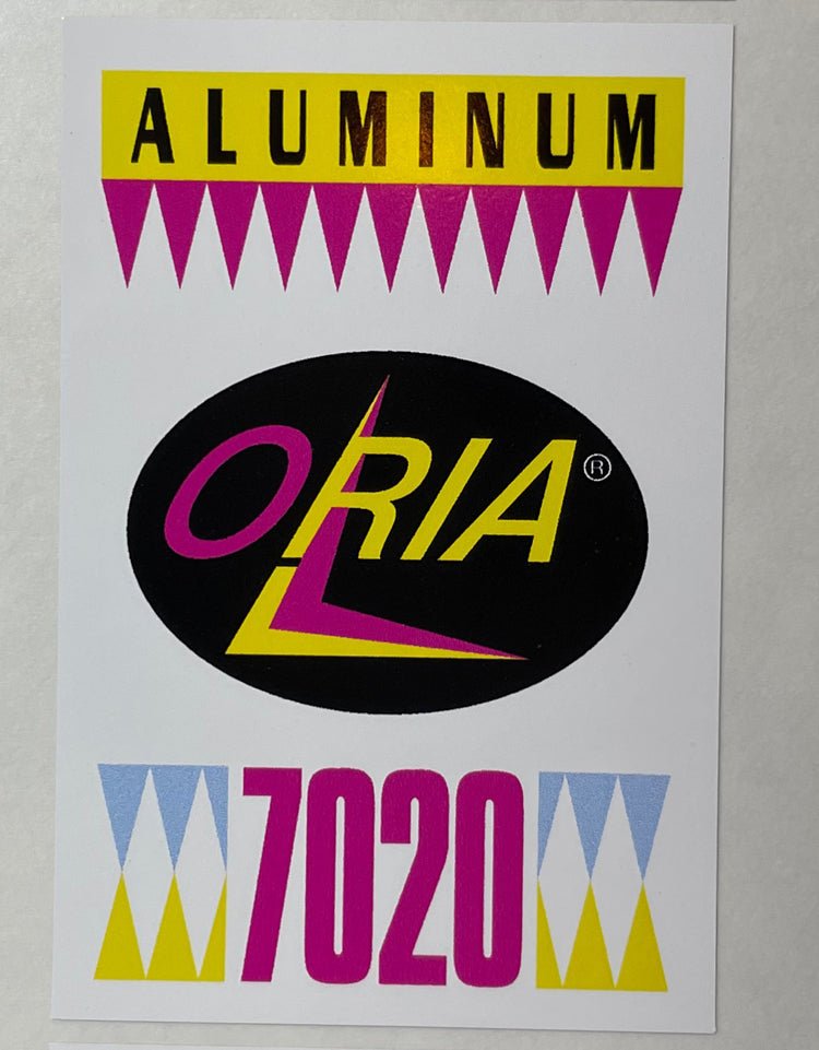 Oria 7020 decal - H Lloyd Cycles