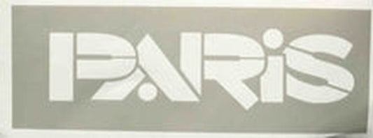 PARIS down - tube stencil. - H Lloyd Cycles