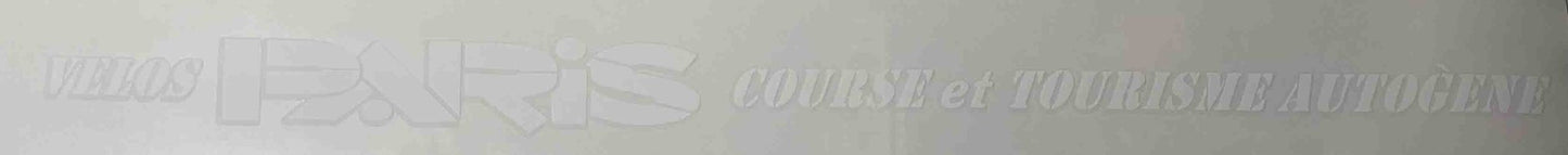 Paris Downtube decal - H Lloyd Cycles