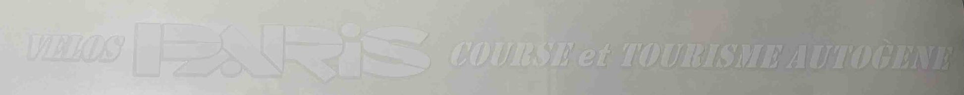 Paris Downtube decal - H Lloyd Cycles