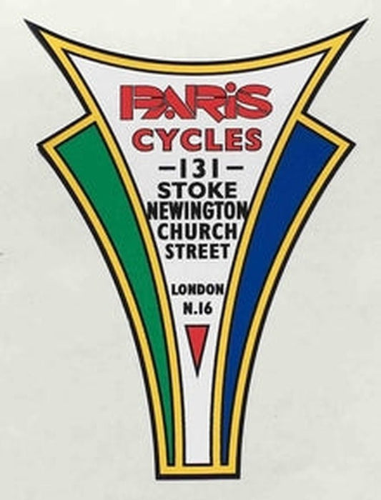 Paris Seat Tube decal - H Lloyd Cycles