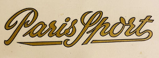 Paris Sport decal - H Lloyd Cycles