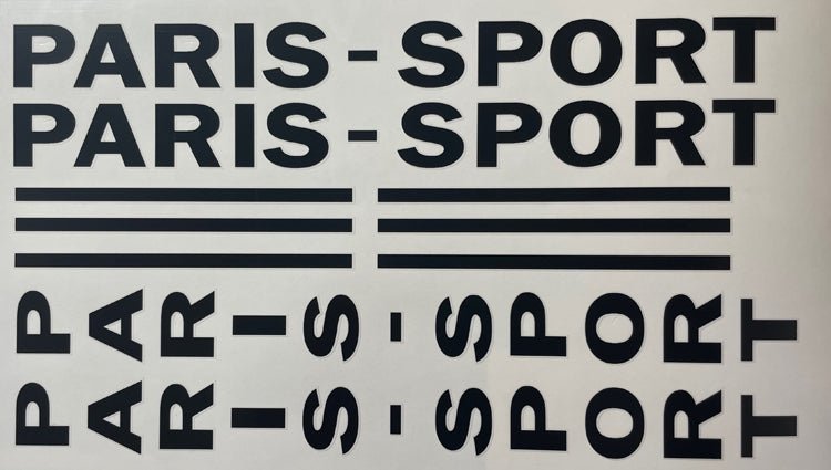 Paris Sport set - H Lloyd Cycles