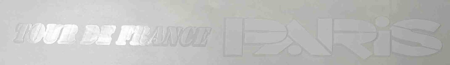 Paris Tour de France decal - H Lloyd Cycles