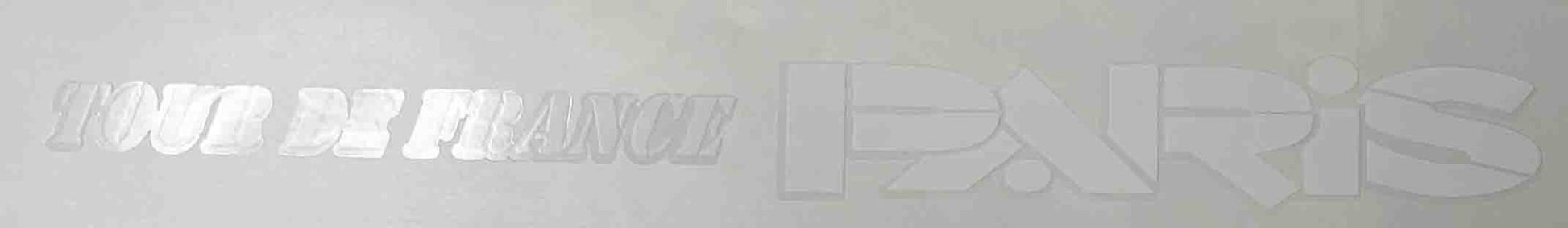 Paris Tour de France decal - H Lloyd Cycles