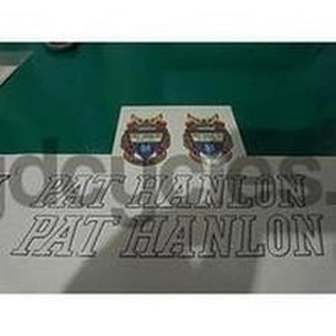 Pat Hanlon decal set