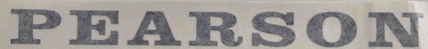 Pearson Downtube decal