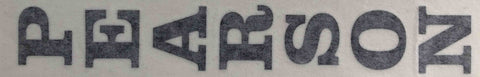 Pearson Seat tube decal