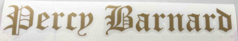 Percy Barnard Downtube decal
