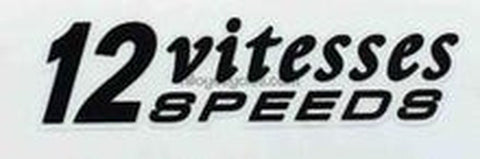 Peugeot 12 speeds decal