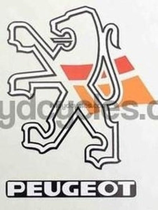 Peugeot ANC Halfords Head Crest Decal - H Lloyd Cycles