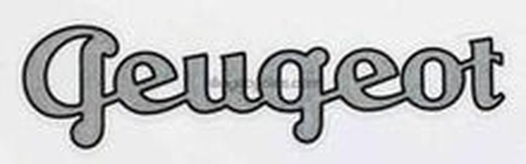 Peugeot Early Downtube decal - H Lloyd Cycles