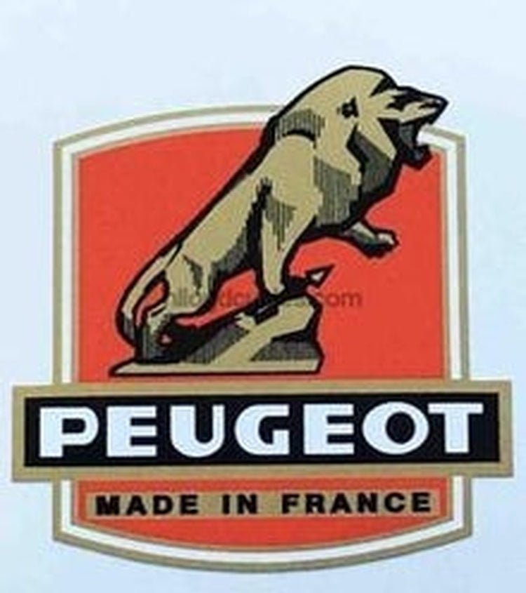 PEUGEOT head/ seat decal. - H Lloyd Cycles