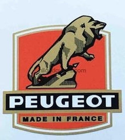 PEUGEOT head/ seat decal.