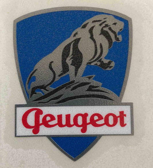 Peugeot head/seat crest for earlier machines. - H Lloyd Cycles