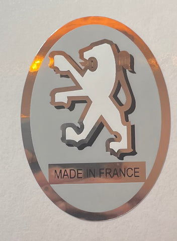 Peugeot Crest on foil