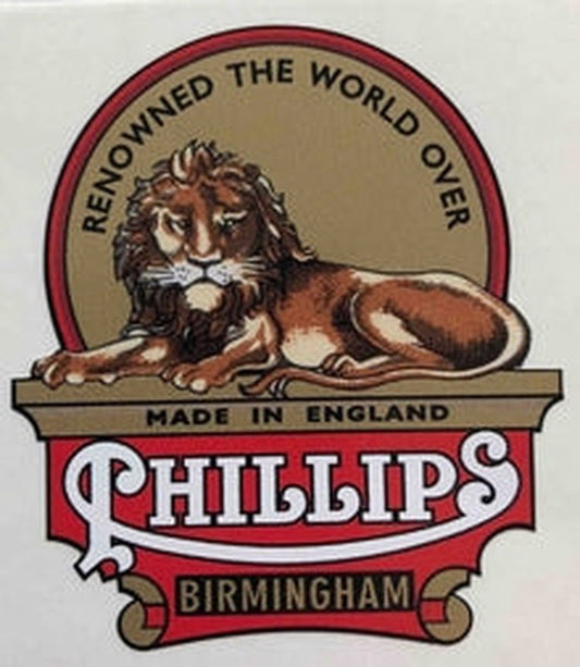 PHILLIPS head/seat crest Birmingham - H Lloyd Cycles