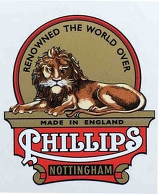 PHILLIPS head/seat crest Nottingham - H Lloyd Cycles