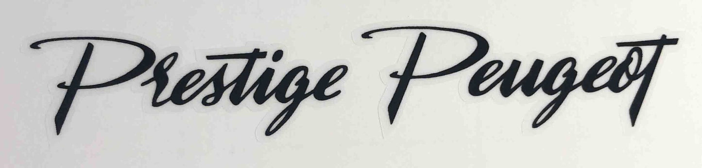 Prestige Peugeot decal - H Lloyd Cycles