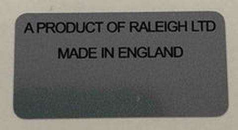 Product of Raleigh Decal