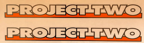 Kona Project two fork decals