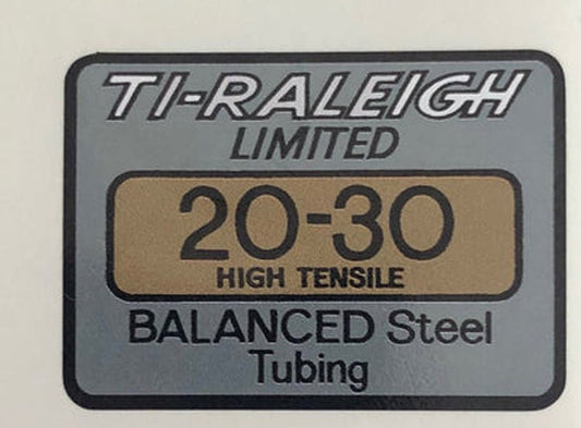 Raleigh 2030 decal - H Lloyd Cycles