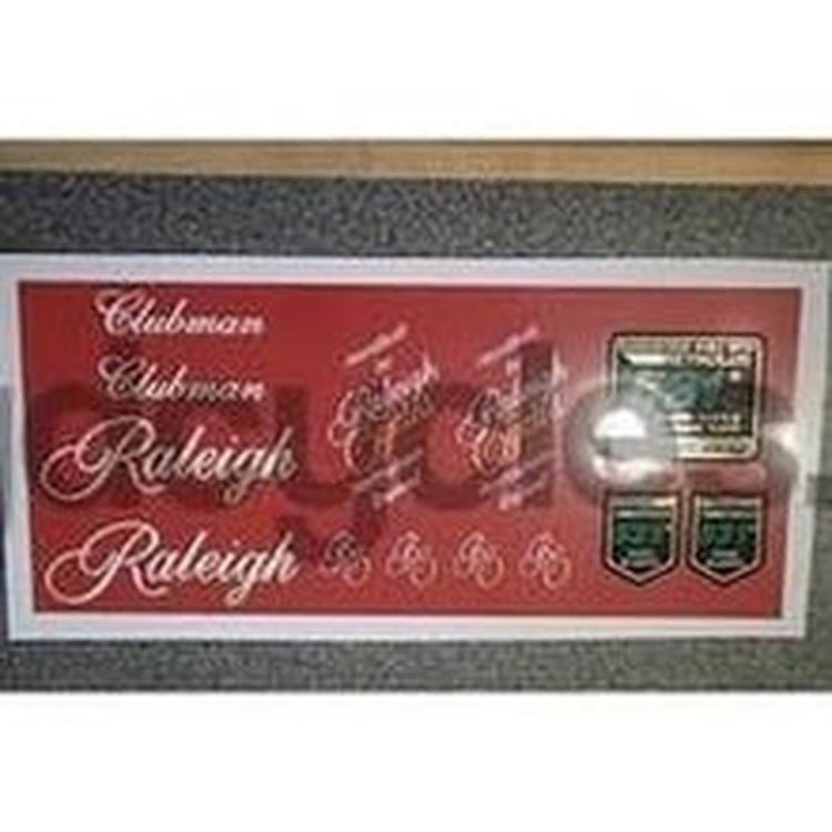 Raleigh Clubman decal set, including 531's. - H Lloyd Cycles