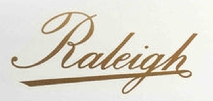 RALEIGH down tube or chaincase script. - H Lloyd Cycles