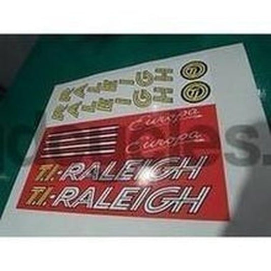 Raleigh "Europa" decal set for 1982 - 1983 frames. - H Lloyd Cycles