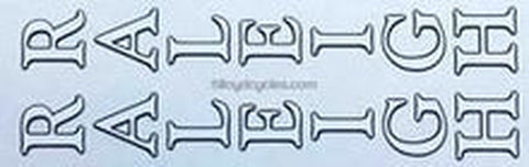 Raleigh Fork Decals