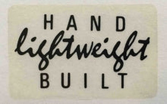 Raleigh Handbuilt Lightweight decal - H Lloyd Cycles