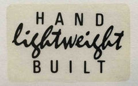 Raleigh Handbuilt Lightweight decal
