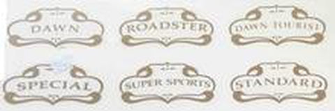 RALEIGH model names from '20's, '30's' and '40's.