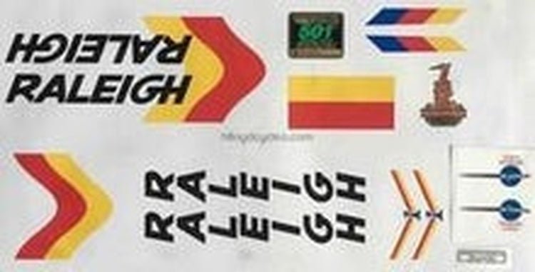 Raleigh Panasonic Cadet Decal set - H Lloyd Cycles