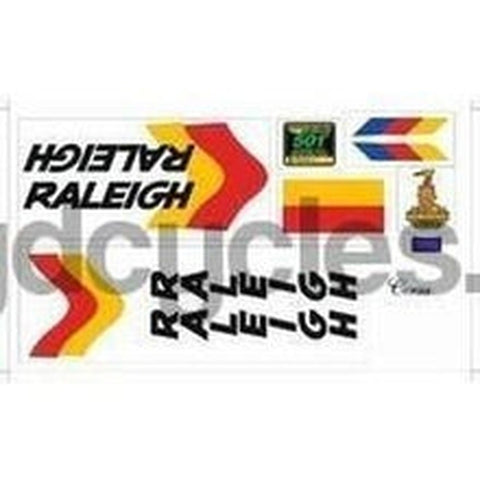 Raleigh Panasonic Corsa Decals including Reynolds