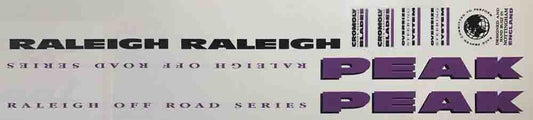 Raleigh Peak Set - H Lloyd Cycles