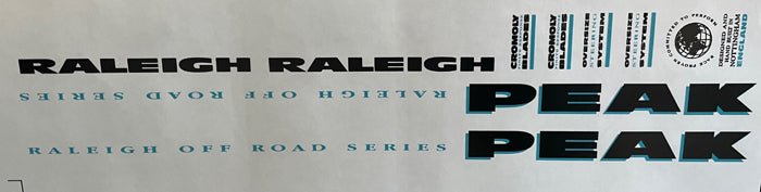 Raleigh Peak Set Blue - H Lloyd Cycles
