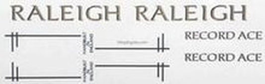 Raleigh Record Ace set - H Lloyd Cycles