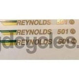 Raleigh Record Sprint Decals Black And Gold With Reynolds 501