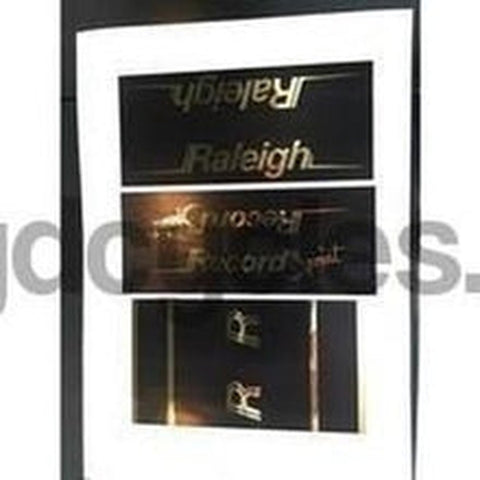 Raleigh Record Sprint Decals Black And Gold With Reynolds 501