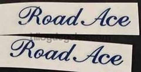 Raleigh Road Ace Top tube decals