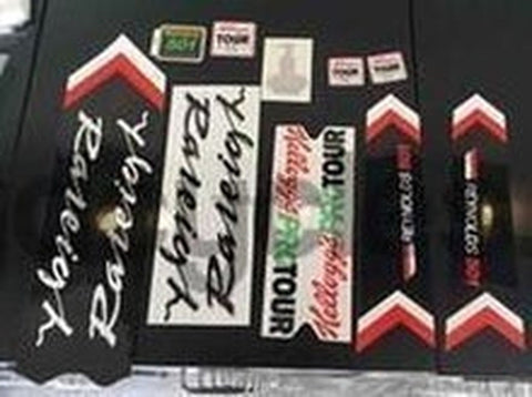 RALEIGH TEAM KELLOGGS decals.