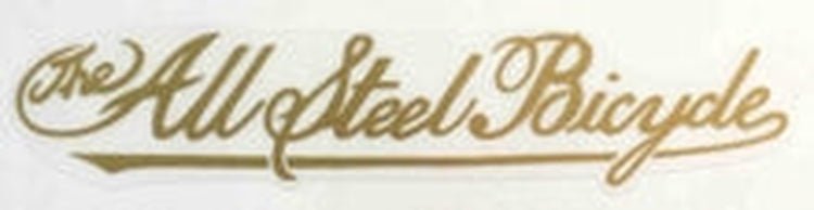 RALEIGH "The All Steel Bicycle" SCRIPT. - H Lloyd Cycles