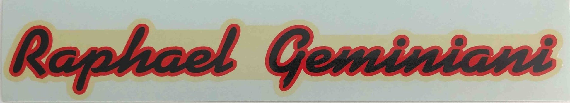 RAPHAEL GEMINIANI script D/T transfer - H Lloyd Cycles
