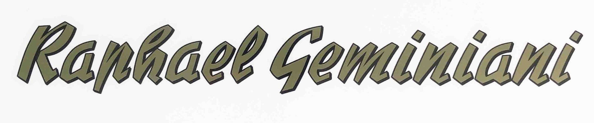 RAPHAEL GEMINIANI script D/T transfer - H Lloyd Cycles