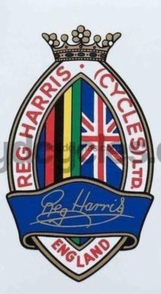 REG HARRIS head/seat tube decal. - H Lloyd Cycles