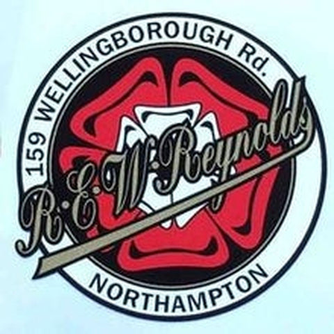 R.E.W Reynolds seat/head tube decal