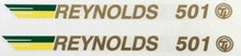 Reynolds 501 Chainstay decals